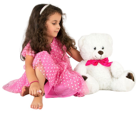 Biały Pluszowy Miś 38 cm