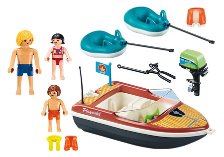 Łódź motorowa z pontonami Playmobil 70091