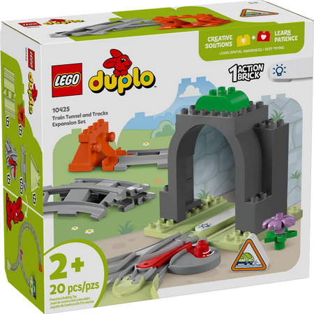 Lego 10425 Duplo Tunel i tory kolejowe - zestaw rozszerzający