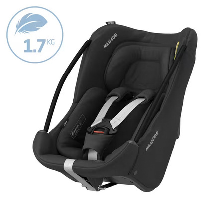 Maxi Cosi Fotelik Coral 360 I-Size Essential Black 0-12 kg / czarna skorupa