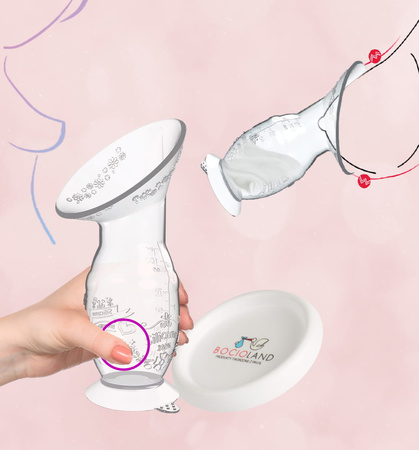 Bocioland Silikonowy odciągacz pokarmu