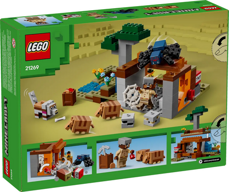Lego 21269 Minecraft Wyprawa do pancernikowej kopalni