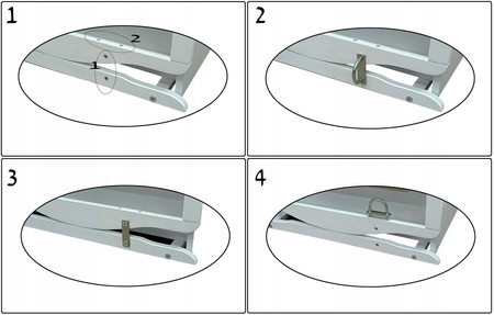 Skrzat Krzyś 3w1 Łóżeczko kołyska z szufladą i barierką Białe