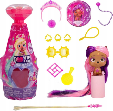 Vip Pets Mini Fans Glam Gems Piesek w butelce