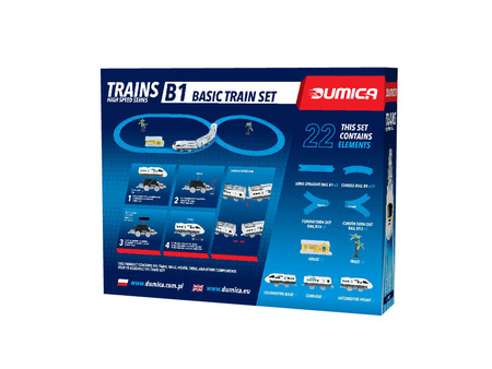 DUMICA Zestaw Deluxe B1 Kolejka - tory