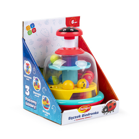 Dumel Discovery Bączek Biedronka 3 poziomy zabawy DD30807