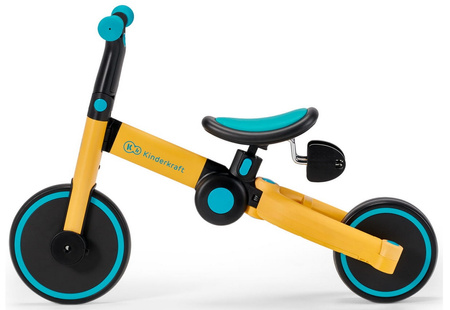 Kinderkraft 4Trike rowerek trójkołowy, żółty