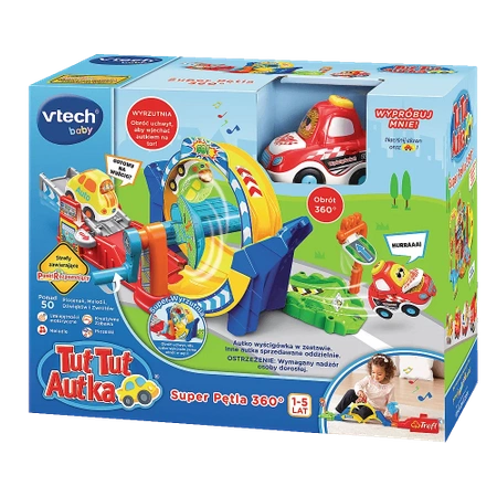Vtech Tut Tut Autka Diabelska Pętla 360°