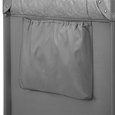 Lionelo Łóżeczko turystyczne Jasmin Easy Fold Grey Stone