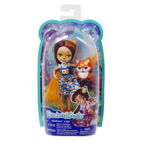 Enchantimals Lalka Felicity Fox + lisek Flick figurka