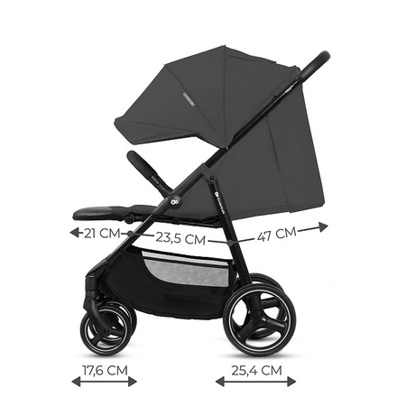 Kinderkraft Wózek spacerowy TRIG 3 Granite Grey