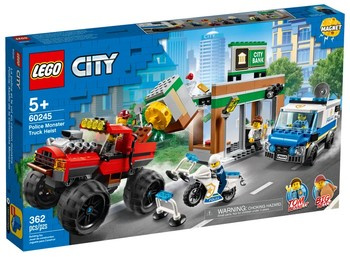 Napad z monster truckiem Lego City 60245