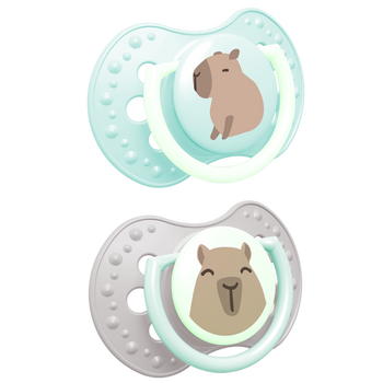 Lovi Smoczek silikonowy dynamiczny 0-6 m 2 szt CapiChill Boy