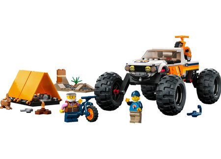 Lego 60387 City Przygody samochodem terenowym z napędem 4x4