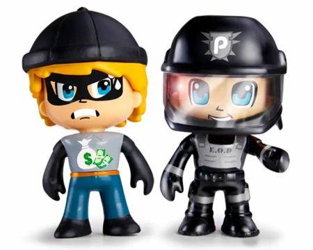 PinyPon Action - Zestaw „Furgon policyjny” z 2 figurkami i akcesoriami