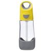 B.BOX Bidon tritanowy ze słomką 450 ml, lemon sherbet