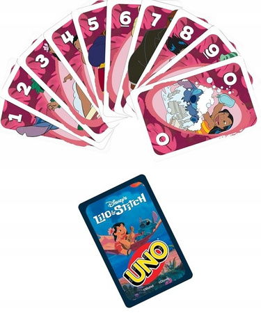Mattel Gra UNO Lilo & Stitch