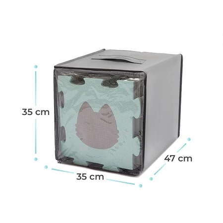 Kinderkraft Mata piankowa Luno Shapes Mint/Miętowy