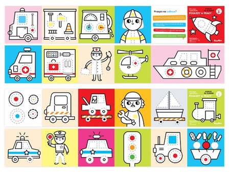 CzuCzu - Dłuuugie rysowanki. Rysuję po śladzie. Pojazdy w pracy