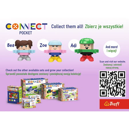 Zestaw klocków Connect Pocket Girl: Kim