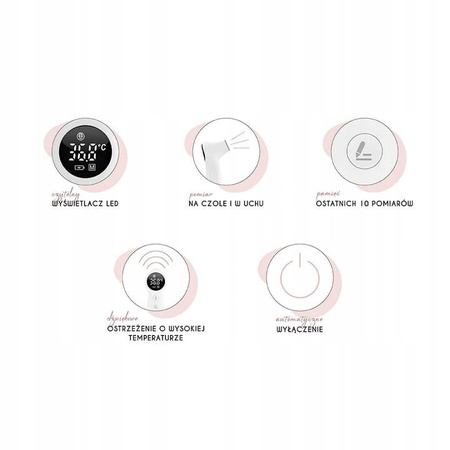 Yoonco Termometr do ucha i czoła YT 7438