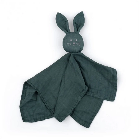 Petite&Mars Hugo - przytulanka z muślinu bambusowego | Mystic Green