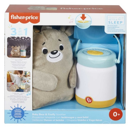 Fisher-Price Miś ze świetlikami Uspokajacz dla dziecka