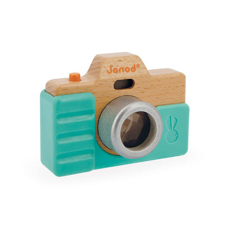 Janod Drewniany aparat fotograficzny z dźwiękiem i lampą błyskową