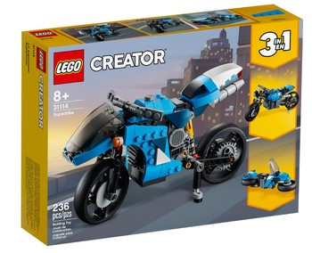 Supermotocykl Lego Creator 31114