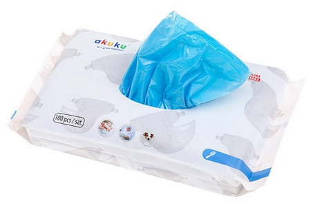 Pachnące woreczki na zużyte pieluszki A0002 AKUKU