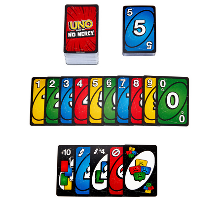 Mattel Gra UNO No Mercy Bez Litości