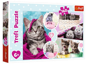Trefl Puzzle Urocze kotki 160 el.