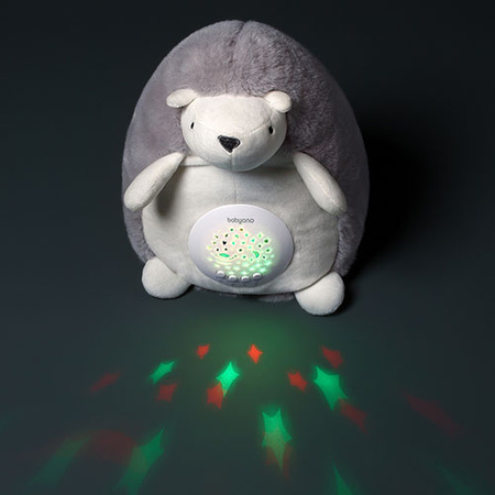 Babyono Przytulanka - projektor HEDGEHOG HUGO