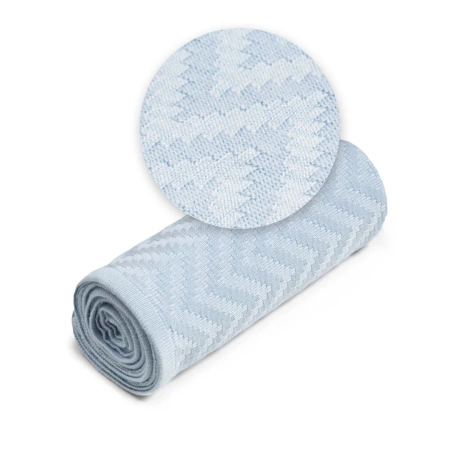 Yoonco Kocyk bambusowy mgiełka JODEŁKA niebieski