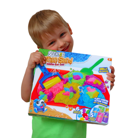 Scentos Pachnący Piasek Kinetyczny - zestaw z akcesoriami