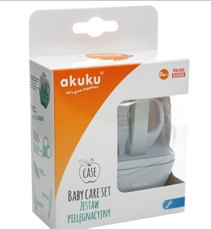 Zestaw do pielęgnacji Apple Case Grey Akuku