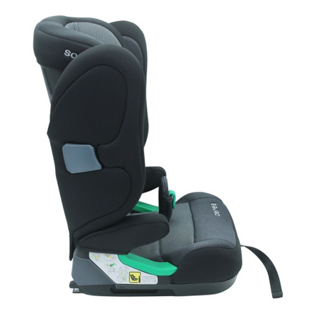 Sorino Fotelik samochodowy Ceres Dark Grey 100 - 150 cm
