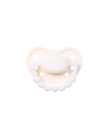 LUU Świecący w ciemności smoczek 6 m + American Cream Glow