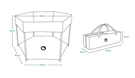 Lionelo Kojec dla dziecka Roel Blue Navy