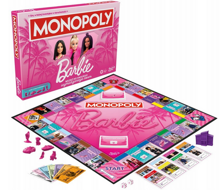 Hasbro Monopoly Barbie Gra planszowa PL