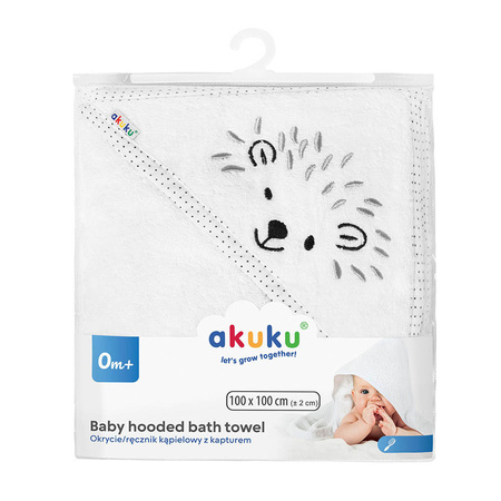 Akuku Ręcznik kąpielowy z kapturkiem
