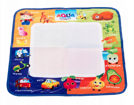 Aqua Dumel Malowanie wodą, Mata 4 kolory 52x52 cm