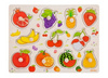 Akuku Drewniane Puzzle z pinezkami , Owoce