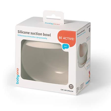 Babyono Silikonowa miseczka z przyssawką
