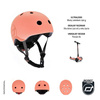 SCOOTANDRIDE Kask S - M dla dzieci 3+ Peach