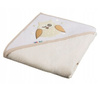 Akuku Okrycie kąpielowe z kapturem Ecru 80x80