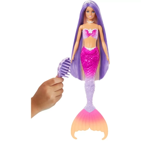 Mattel Lalka Barbie syrenka Malibu zmieniająca kolor HRP98