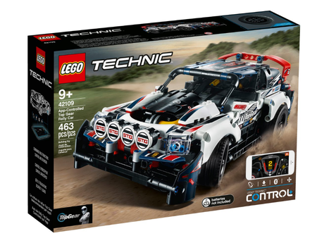Auto wyścigowe Top Gear sterowane przez aplikację Lego Technic 42109