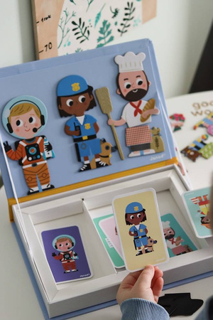 Janod Magnetyczna układanka Zawody Magnetibook