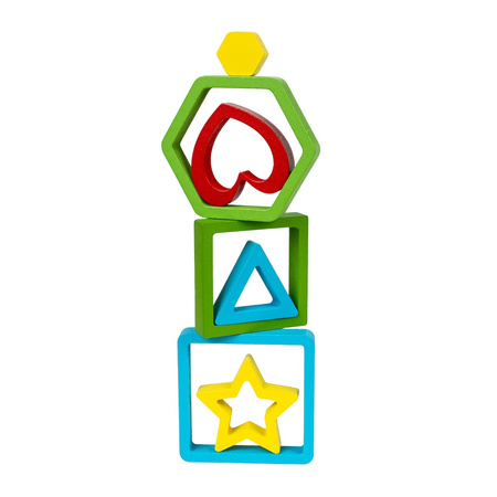 Smily Play Drewniana układanka Kształty